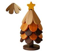 Juego de posavasos de árbol de Navidad | 5 posavasos plegables | posavasos para bebidas con soporte | para encimera, cacerola, tazón, , de Navidad
