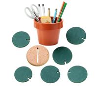 Juego De Posavasos De Cactus: Posavasos Divertidos, Regalo De Cactus Con Soporte Para Maceta, Resistente Al Calor, Posavasas De Diseño Divertido | Protección Casera De La Mesa De La Barra Y De La