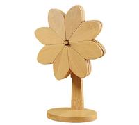 Juego de posavasos de madera para platos calientes, molino de viento resistente al calor, para decoración del hogar, encimera, taza de café, sartenes cuencos