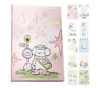 Juego de postales - Tarjetas postales de papel de collage de dibujos animados | 30 hojas con patrones de animales, tarjetas de álbumes de recortes, para escribir para niños y niñas, graduación