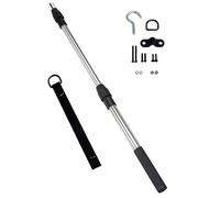 Juego de postes de escalera ajustables para ático con hebillas reforzadas para una extensión segura a sistemas de polea de escalera de ático de 40 pulgadas