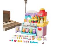 Juego de postre imaginario - Masa de modelado educativa, divertido juego de cocina para niños, duradero e ideal para dormitorio, hogar o sala de juegos, así como para juegos de rol en edad preescolar