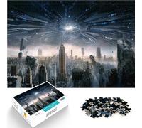 Juego de Preguntas Horror Apocalipsis Urbano de Nueva York Rompecabezas de 1000 Piezas para Adolescentes 26x38cm Gran Regalo para Juegos