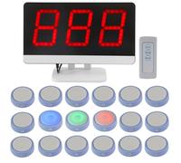 Juego de preguntas inalámbrico interactivo con zumbadores y control remoto para programas de juegos, educación y eventos grupales