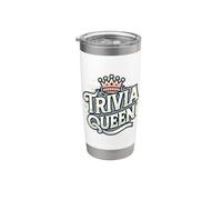 Juego de preguntas y respuestas Queen Night Bar Vaso térmico de acero inoxidable de doble pared