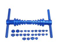 Juego de prensa de rodamientos de bicicleta Acabado anodizado de aleación de aluminio Herramienta de instalación de rodamientos de rueda de bicicleta para mantenimiento