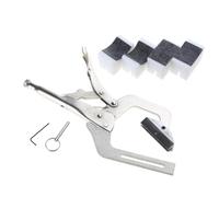 Juego de prensa de trastes profesional, acolchado para el cuello, insertos de latón radiado