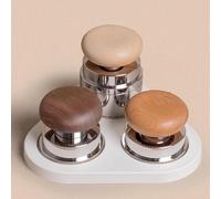 Juego de prensador de café espresso, nivelador distribuidor con resorte, accesorios esenciales para baristas y elaboración casera