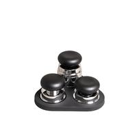Juego De Prensador De Espresso Estilo Italiano, Compatible Con La Serie TIMEMORE Mushroom, Prensador De Presión Constante Y Dosificador De Café Molido.(Metal Set)