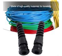 Juego de prensaestopas de cable de 5 piezas para alivio y protección efectivos de tensión (PG11 - negro)