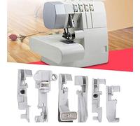 Juego de prensatelas, prensatelas para máquina Overlock, 6 piezas para SINGER 14U 14CG754, manualidades de bricolaje para uso doméstico