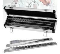 Juego de prisma óptico, barras prismáticas horizontales y verticales con funda de aluminio, para educación científica e investigación óptica, fácil de transportar