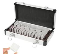 Juego de prismas oftálmicos Ophthalmic Prism Set For Optometry - 22 Piece & 1 Red Filter Lens Aluminium Case