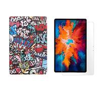 Juego de protección 2 en 1 para Lenovo Tab P11 Pro TB-XJ706F de 11,5 pulgadas con funda + protector de pantalla de vidrio templado