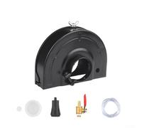 Juego de protectores de amoladora angular con bomba de agua para corte húmedo, cubierta de seguridad compatible con amoladoras angulares y pulidoras, acero Protec de 140 mm