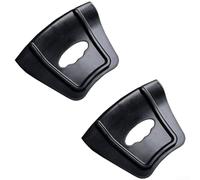 Juego de protectores de rueda de motocicleta y bicicleta para montaje y desmontaje de neumáticos con material ABS y barras de palanca de alcance extendido (negro-2 piezas)