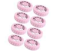 Juego de protectores de rueda de silicona diseñados para proteger de la abrasión a prueba de golpes para aeropuertos y estaciones de tren, equipaje, 8 piezas de accesorios de maleta de viaje, a, One