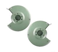 Juego de protectores de seguridad para amoladora de banco de 150 mm, cubierta protectora de hierro para amoladoras angulares de 150 mm, incluye escudos interiores y exteriores con lado izquierdo