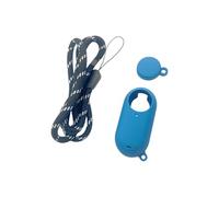 Juego de protectores de silicona de instalación rápida, funda de lente y correas para el cuello para GO3/3S, uso en cámaras deportivas, funda deportiva al aire libre