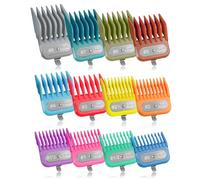 Juego de protectores para cortadora Andis Master, Oster Fast Feed, Andis AAC-1, GC, LCL, ML, PM-1, PM-2, PM-4, RCAC, RS-1, US-1, tamaño: #0 a #8 (longitud: 1/16 a 1 pulgada)