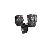 Juego de protectores Triple Eight Saver Series con protectores de rodillas, codos y mu ecas, color negro mediano