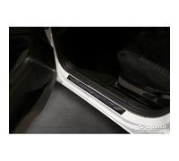 Juego de Protectores universales para umbral de Puerta 'Mirror Black' Aluminio/Negro - 2 Piezas - 54 x 4 cm