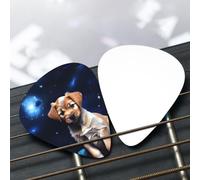 Juego de púas de guitarra con patrón de rosas azules (finas/medianas/gruesas), ampliamente compatible con todo tipo de instrumentos de cuerda