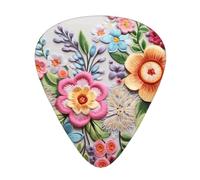 Juego de púas de guitarra de grosor mixto de 12 piezas si florece pronto. Diseñado para guitarras acústicas y eléctricas