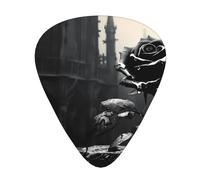 Juego de púas de guitarra Gothic Rose, 3 grosores diferentes, 12 piezas para una variedad de instrumentos