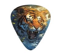 Juego de púas de guitarra Hissing Tiger, 3 grosores diferentes, 12 piezas para una variedad de instrumentos