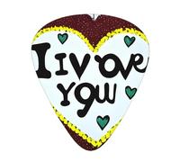 Juego de púas de guitarra Love Confessions, 3 grosores diferentes, 12 piezas para una variedad de instrumentos