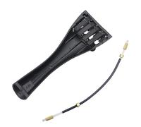 Juego de puente de guitarra vintage con barra de tope profesional para violín para mejorar el tono y los volúmenes