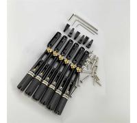 Juego De Puente Para Guitarra Eléctrica Black Single Headless Guitar Bridge Headless Fanned Fixed Brass Fan Bridges (Color : 6 Strings Bridge)