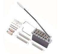 Juego De Puente Para Guitarra Eléctrica Espaciado Entre Cuerdas Hardtail Puente Fijo Sillín Doblado Vintage