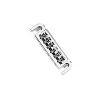 Juego De Puente Para Guitarra Eléctrica Puente De Guitarra, Puente De Guitarra Eléctrica, Puente Envolvente, Tope De Cola, Combinación Ajustable (Color : Chrome)