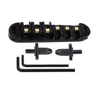 Juego De Puente Para Guitarra Eléctrica Puente De Montura Para Guitarra Eléctrica Con Pernos Y Llave Allen (Color : Black)