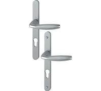 Juego de puerta sobre placa New York Llave i aspecto acero inoxidable F9 HOPPE - Ep.68/77 1810/300LFGL/1810RH - 3766651