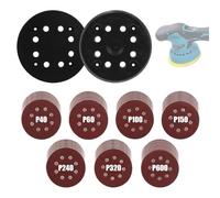 Juego de pulido para automóviles, 105 piezas, pulimento cromado para automóviles, disco de pulido con un diámetro de 125 mm, apto para las lijadoras excéntricas Bosch PEX 270 A y PEX 270 AE.