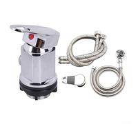 Juego de pulverizador de mezcla para lavabo de champú con salida de mezclador de ducha de mano G1/2, construcción de aleación de zinc para salones, barberías, spas y caravanas