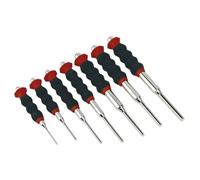 Juego De Punches De Pasador Paralelo Con Manguito Sealey 7 Piezas 2-8mm AK9131