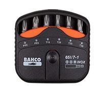 Juego de puntas de 1/4" para tornillos Phillips, Pozidriv y de cabeza TORX® (7 piezas) - Ref: 59S/7-1 - Unid: 1