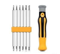 Juego de puntas de destornillador a prueba de manipulaciones con hexagonal para puntas Torx para triángulo U-Star puntas de precisión planas para reparación de aparatos electrónicos de computadora