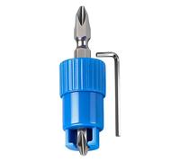 Juego de puntas de destornillador, cabezales posicionadores con resorte, brocas localizadoras de tornillos para carpintería, herramienta de guía de taladro hexagonal para carpintería, muebles