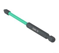 Juego de puntas de destornillador de impacto, PZ2 antideslizante magnético para cabeza Phillips para taladro, herramienta de construcción profesional resistente para proyectos de taller (100 mm)
