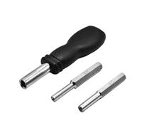 Juego de puntas de destornillador de seguridad de 3,8 mm y 4,5 mm para NES SNES N64 Game Boy para Gamecube con mango de gran tamaño, herramienta de acero tratado térmicamente