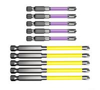 Juego de puntas de destornillador magnético para electricista FPH2 con acero de aleación antioxidante arenado, diseñado para paneles de enchufe, protectores de fugas de tierra y interruptores, 10