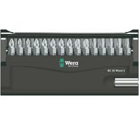 Wera 05057438001 Bit-Check 30 Wood 2 SB, 30 piezas