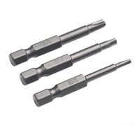 Juego de puntas de destornillador Y3 Y4 Y5 3pcs magnético 50mm vástago hexagonal para herramientas eléctricas