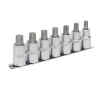 Juego De Puntas De Enchufe Sealey Ribe 7 Piezas 1/2" Cuadrado 55 Mm AK6234