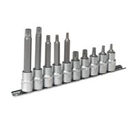 Juego De Puntas De Enchufe Spline Sealey 10 Piezas 1/2" Cuadrado AK6215